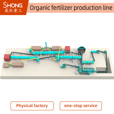 Produktionslinie für organische Düngemittel mit Nassgranulierung, geringem Energieverbrauch und 100 % organischem Inhalt