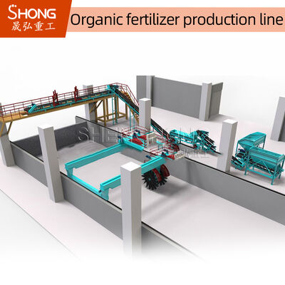 45 Produktionslinie für organische Düngemittel mit 95% Granulationsrate und 3-5 mm Pellet-Durchmesser