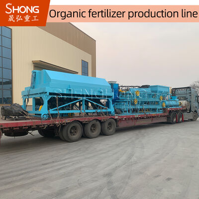 Produktionslinie für organische Düngemittel mit einer Kapazität von 5 t/h, Installation durch einen Techniker und hoher Granulationsrate