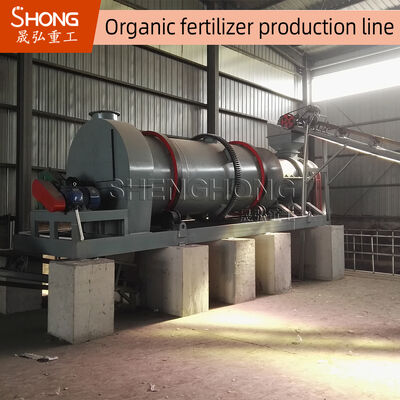 20 Tonnen/Stunde Produktionslinie für organische Düngemittel mit Fermentation und Granulation für die landwirtschaftliche Produktion