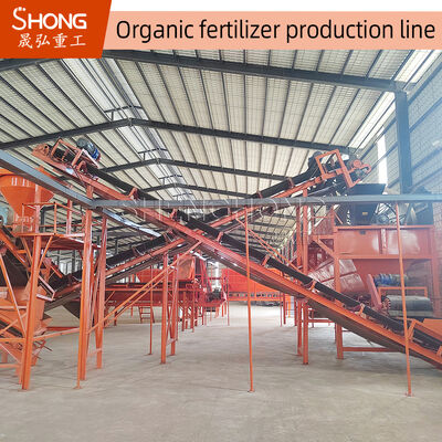 Produktionslinie für organische Düngemittel mit hoher Kapazität für Hühnermist mit einer Jahresproduktion von 1 bis 20 Tausend Tonnen und einer Feuchtigkeit von weniger als 10%
