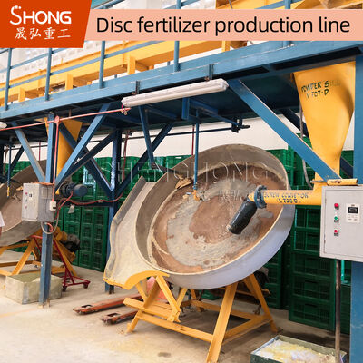 Chemische Düngemittelherstellung Maschine Ton Granulator für organische Düngemittel Produktionslinie