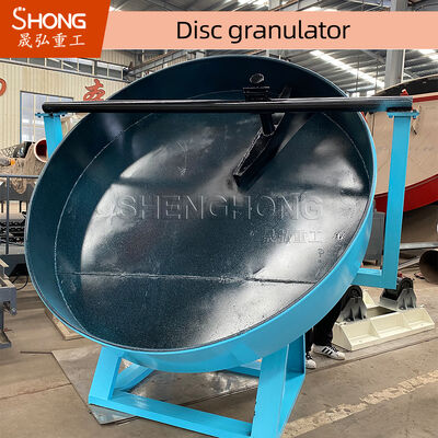 6t/H Ball Shape Disc Granulator mit 93% Granulierungsrate und stabilem Riemenantrieb für die Düngemittelproduktion