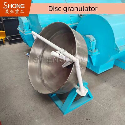 1-2t/h Scheiben-Granulatoren-Pelletizer mit 93% Granulationsrate und 380V Spannung für die Produktion von organischen Düngemitteln