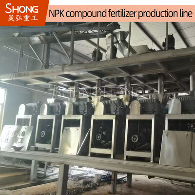 Produktionslinie für Polymerbeschichtungsgemeinsame Düngemittel mit 380 V Stromversorgung und ≥ 90% Gesamtnährstoff