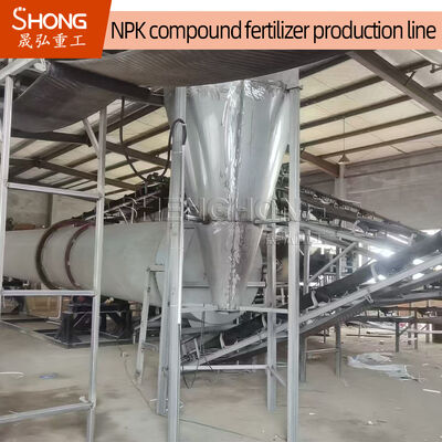 NPK-Dünger-Produktionslinie mit einem Gehalt an organischer Substanz ≥ 30%, einem Gesamtnährstoffgehalt ≥ 90% und einer Granulengröße von 2-4 mm