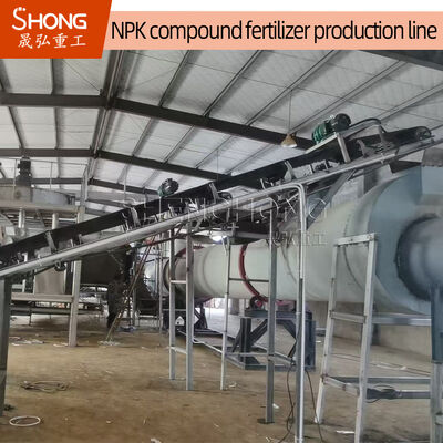 Trockenprozess NPK Düngemittel-Produktionslinie mit einer Kapazität von 5-100 T/h für ovale Granulate