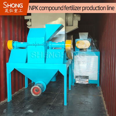 Doppelrollergranulator für die NPK-Produktion von Mischdünger mit einer Kapazität von 12-15 Tonnen pro Stunde und Trockenpulvergranulation