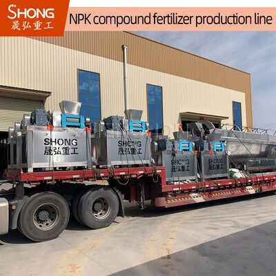 8-10 TON/H SDZ-Serie Bedarfsspannungs-NPK-Düngemittel-Produktionslinie für die Granulierung von Mehrnährstoffdüngern
