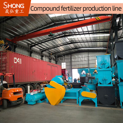 Rotary Drum Compound Fertilizer Produktionsanlage mit 12 Monaten Garantie für Kugelpartikel 1-3mm Hocheffizienz NPK Düngemittel Granulationsmaschine