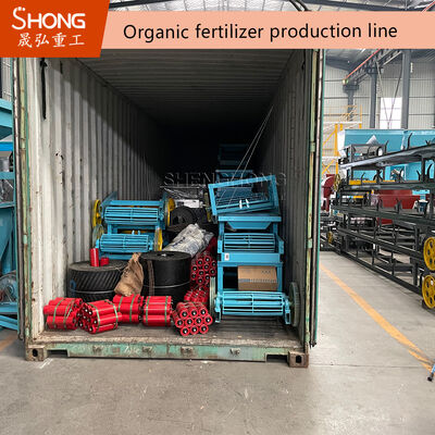 Produktionslinie für organische Düngemittel aus Kohlenstoffstahl mit einer Kapazität von 8 t/h
