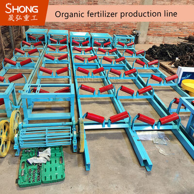 Produktionslinie für organische Düngemittel mit 10 t/h Geflügelmist und einer Granulationsrate von >98 % für das Abfallrecycling
