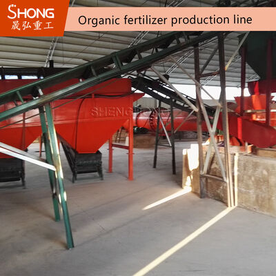 Produktion von organischen Düngemitteln mit Sterilisation und Deodorierung für 3-5 T/H Ausgang und 95% Granulationsrate