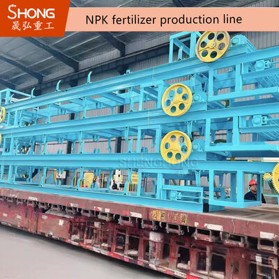 Verschleißfester legierter Stahlwalzen-Extrusions-NPK-Düngemittelproduktionslinie mit Wolframkarbid-gehärteter Oberfläche und austauschbarer Walzenschale