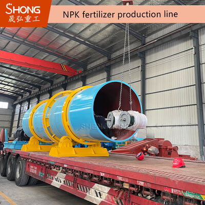 Hocheffiziente Produktionslinie für organische und anorganische Zusammengesetzte Düngemittel mit Doppelwalz-Trockenextrusion und > 98% Granulationsrate