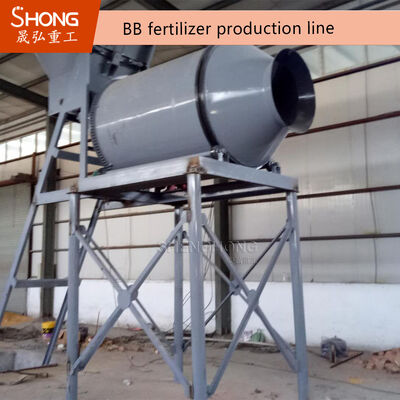 BB-Dünger-Produktionslinie mit 500 kg Mischkapazität, maßgeschneiderter Spannung 380V und Trommelmischtechnologie für eine effiziente Düngemischung