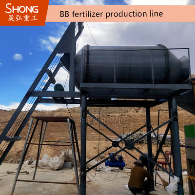 Anpassbarer Düngemittelgranulator mit einer Kapazität von 1-10 t/h mit einer Leistung von 15-30 kW für die BB-Düngemittelproduktion