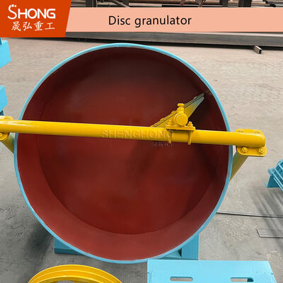 Verstellbarer Scheibenwinkel Scheibengranulator mit hoher Granulationsrate für Kugeldüngerpellets
