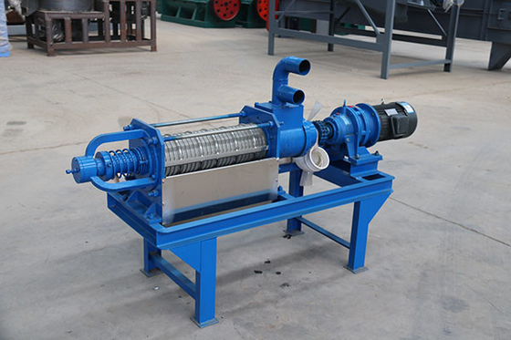 Kohlenstoffstahl-Geflügel-Düngemittel-Festflüssigkeits-Trennzeichen 3t/H 7kw